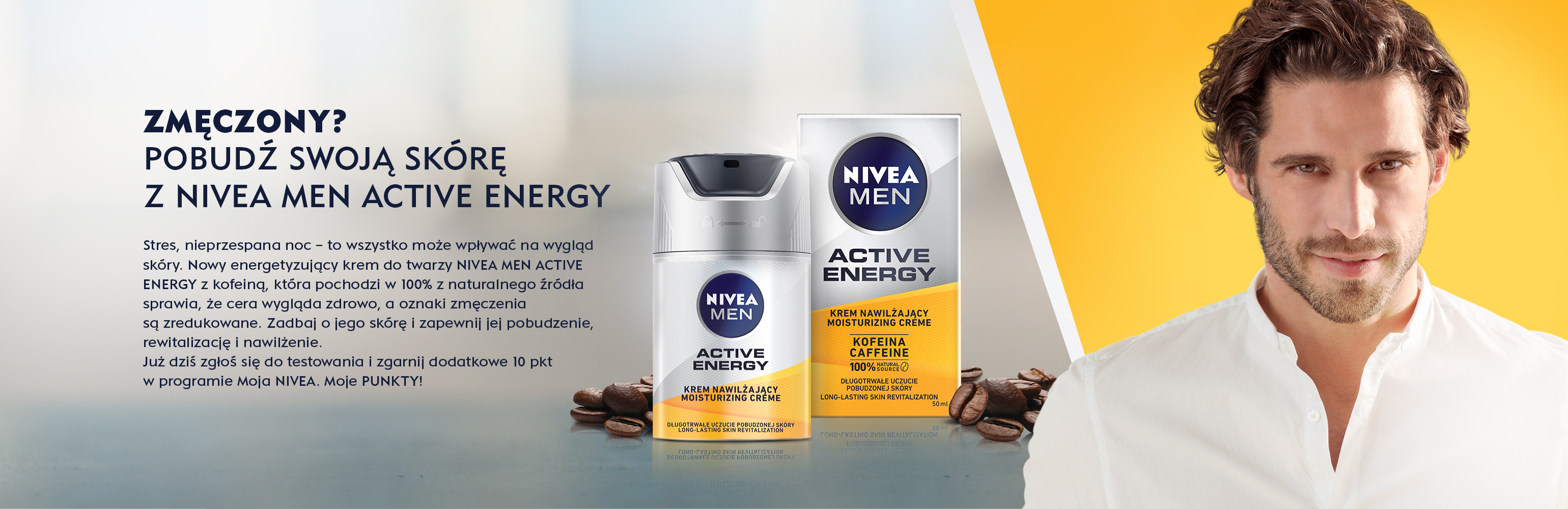 ZMĘCZONY? POBUDŹ SWOJĄ SKÓRĘ Z NIVEA MEN ACTIVE ENERGY